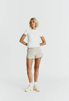 T-shirt doux et confortable en coton - Blanc cassé