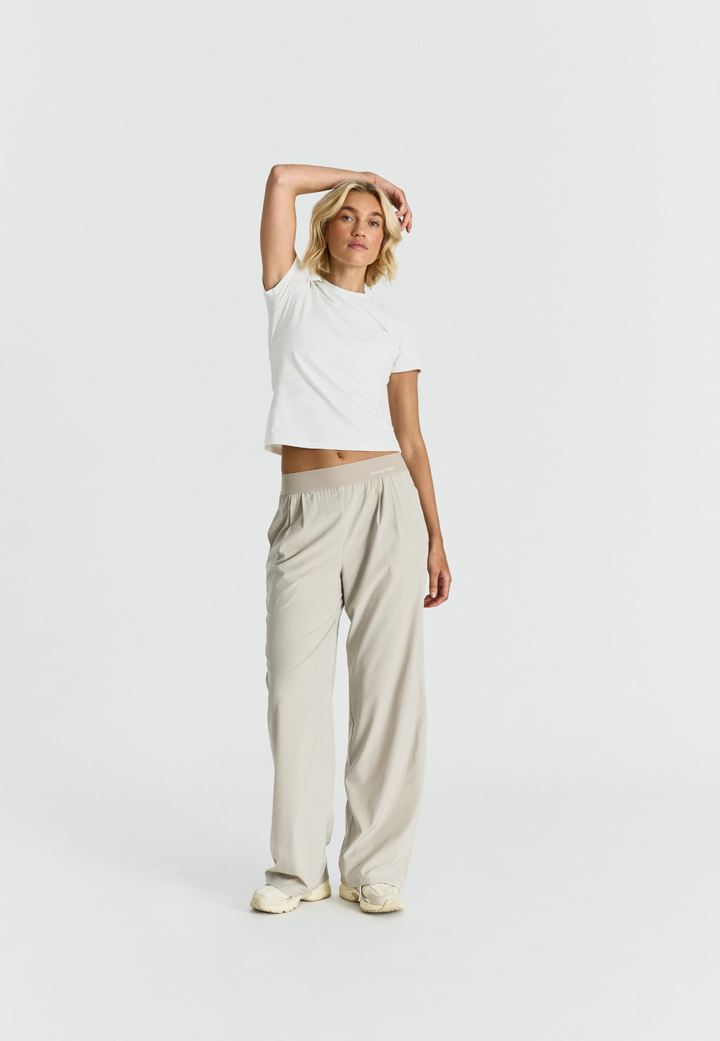 T-shirt doux et confortable en coton - Blanc cassé