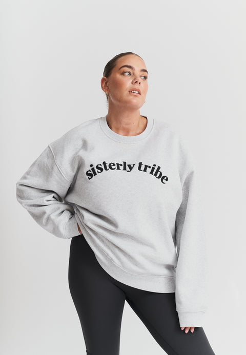 Sweatshirt - Gris chiné