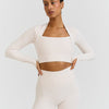 Bolero Long Sleeve Top - Marshmallow