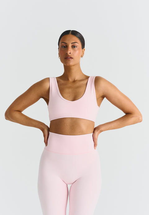 Deep V-Neck Bra - Ballet Slipper