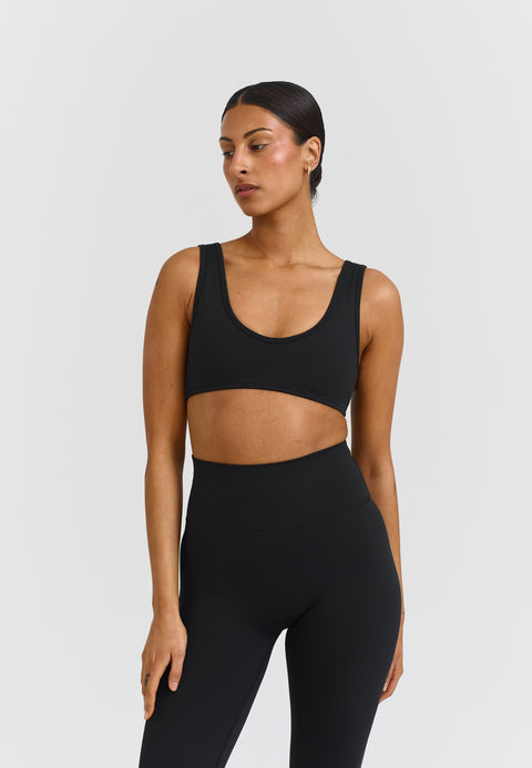 Soutien-gorge plongeant - Noir