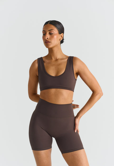 Soutien-gorge plongeant - Espresso