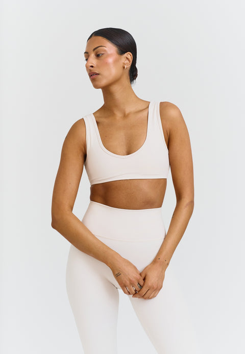 Soutien-gorge Décolleté Plongeant en V - Guimauve