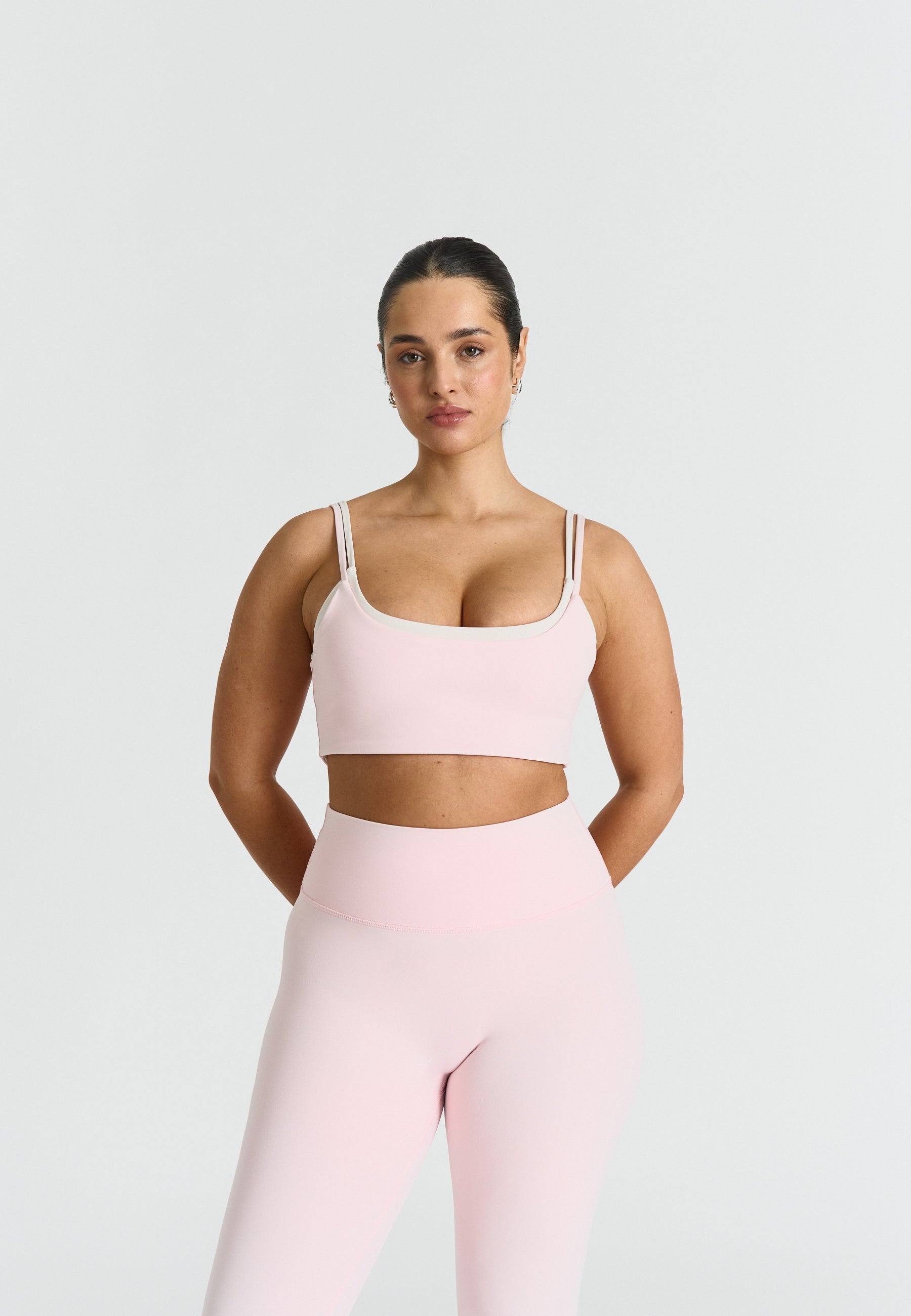 Double Layer Bra - Ballet Slipper