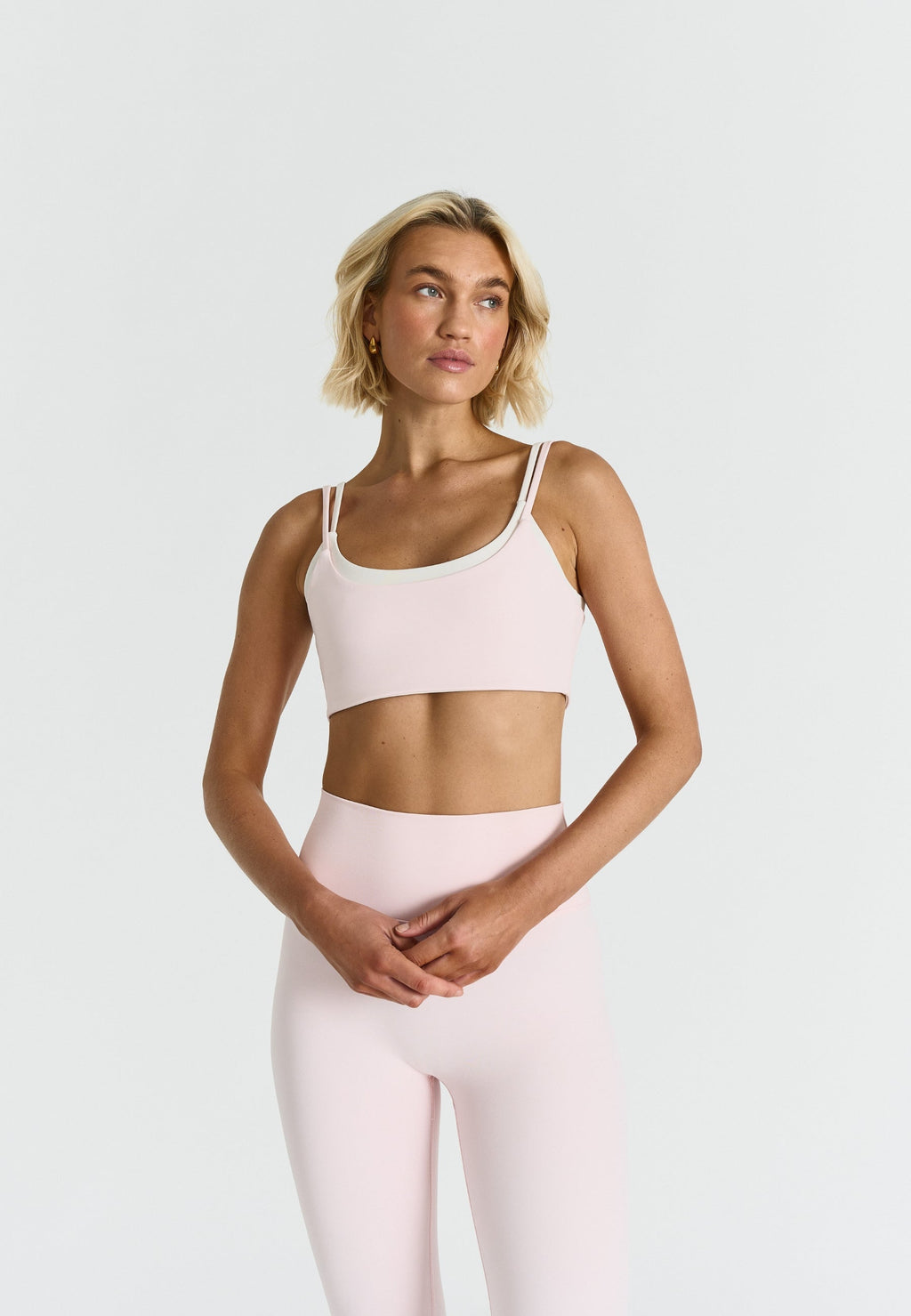 Soutien-gorge double couche - Rose pâle
