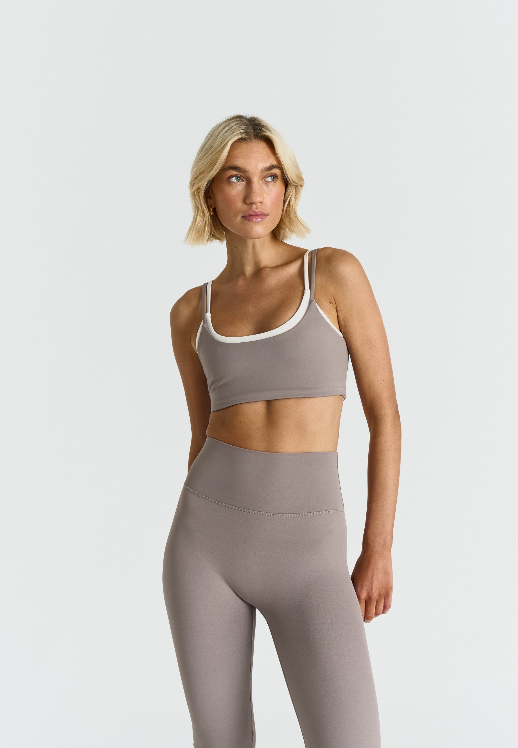 Double Layer Bra - Clay