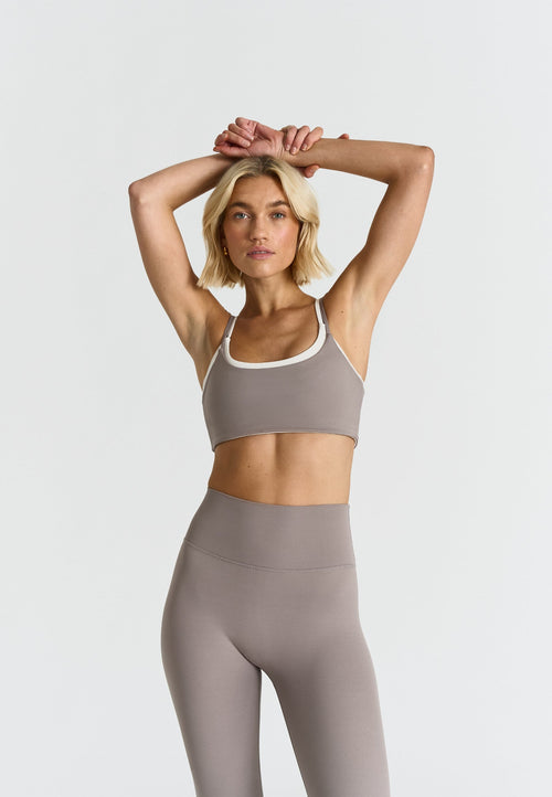 Soutien-gorge double couche - Argile