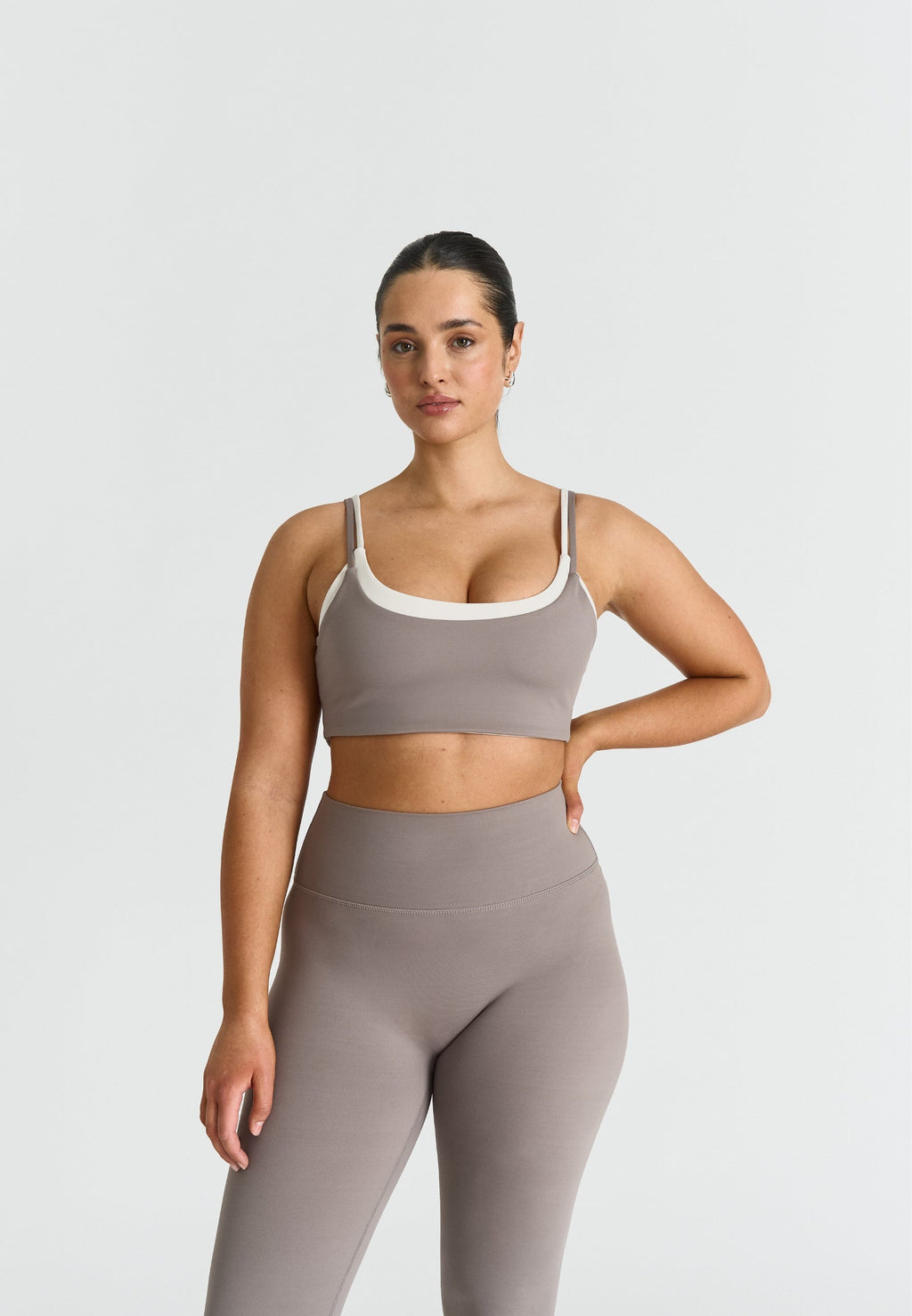 Soutien-gorge double couche - Argile