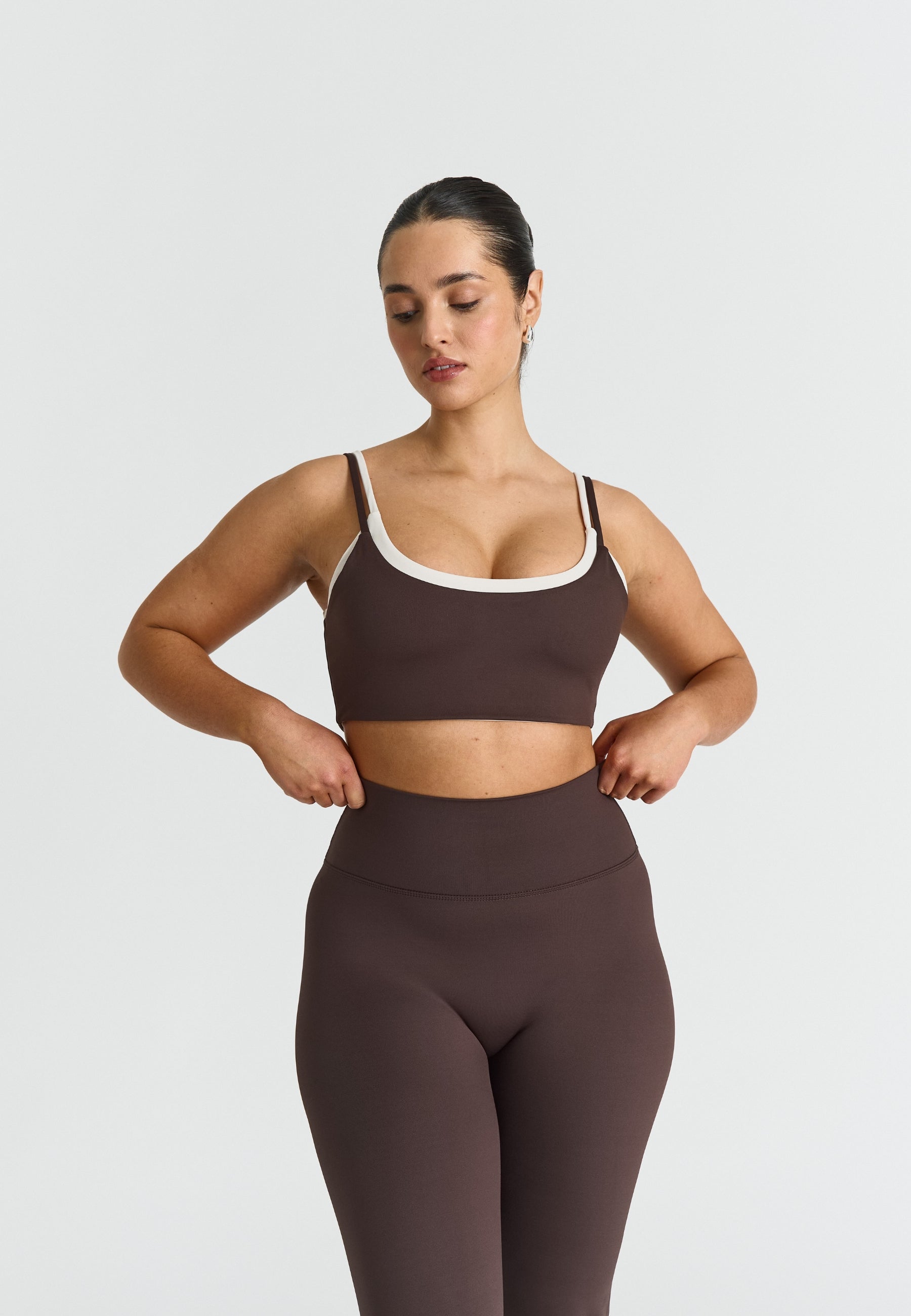 Soutien-gorge double épaisseur - Espresso