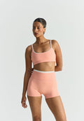 Soutien-gorge double épaisseur - Pêche