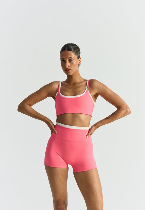 Soutien-gorge double épaisseur – Corail ensoleillé