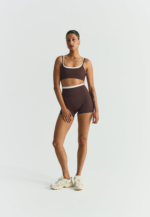 Shorts à double couche - Espresso