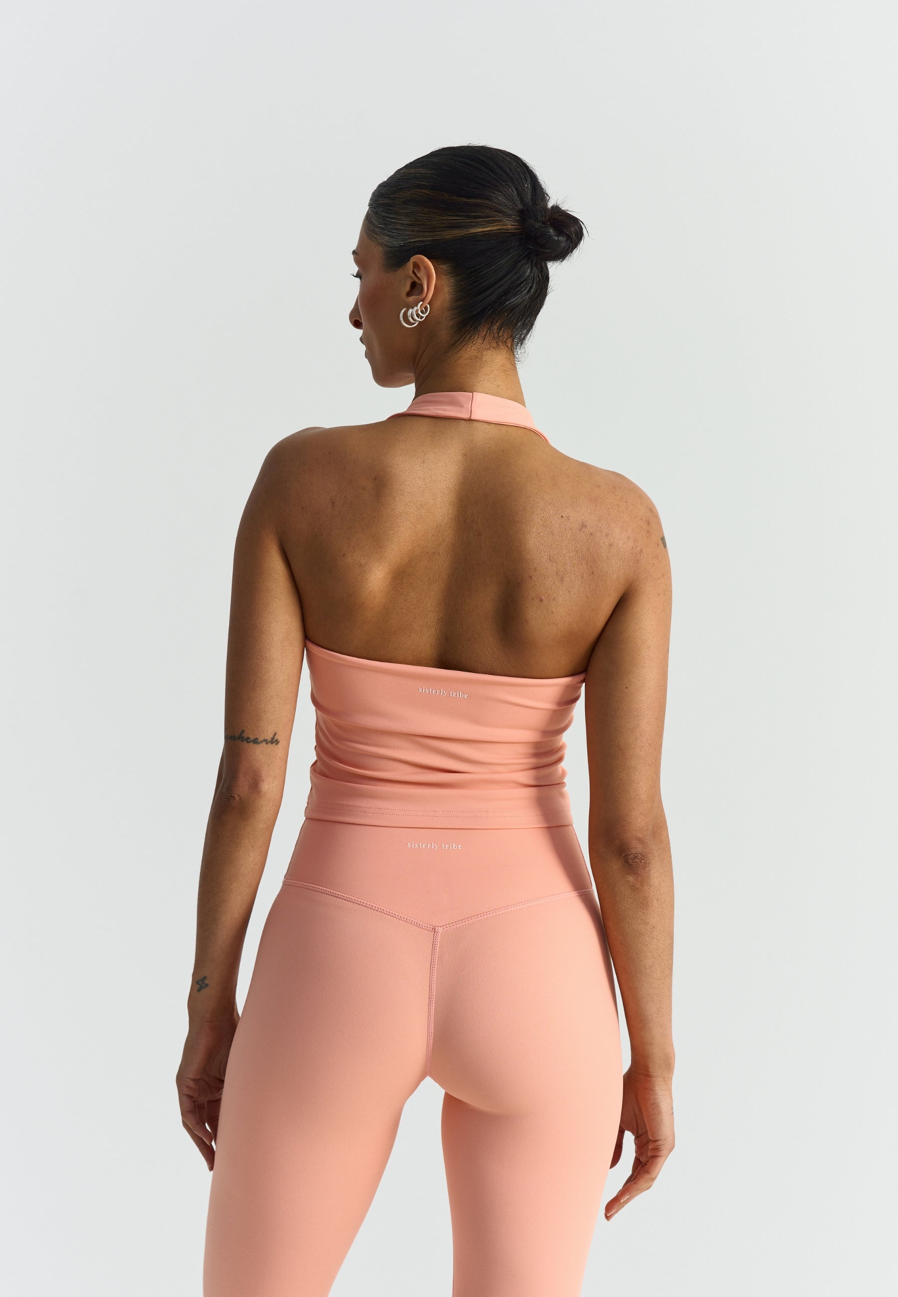 Halter Neck Top - Peach